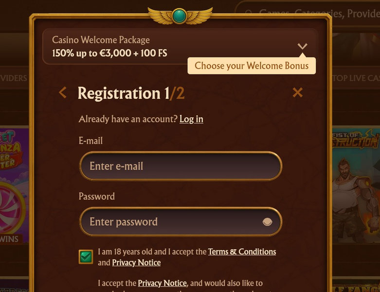 Pro české hráče nabízí AmunRa Casino